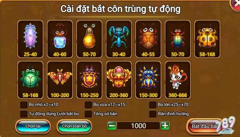 Cơ hội nhận quà giá trị khi săn bắt côn trùng