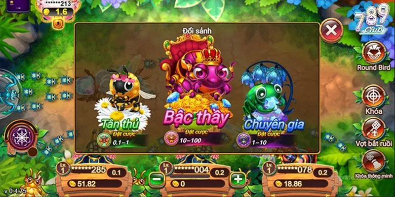 Đa dạng các màn chơi cho bet thủ chọn lựa